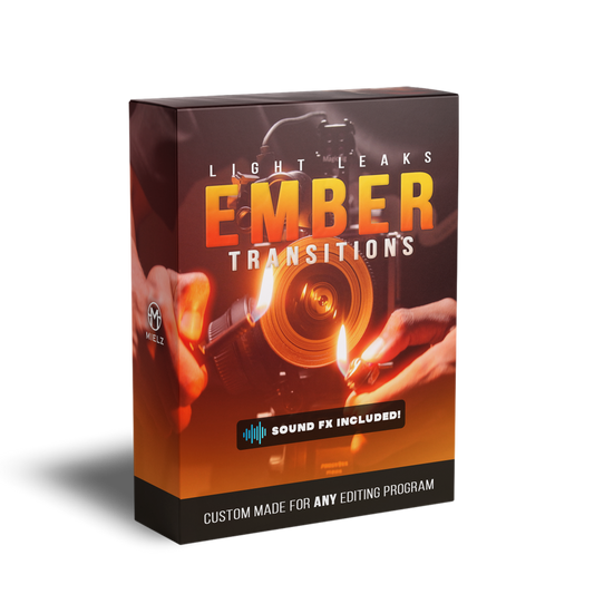 Ember Light Leak Transitions (4K)