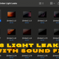 Ember Light Leak Transitions (4K)